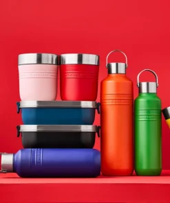 Caneca Térmica de Aço Inox 350 ml On The Go Shell Pink Le Creuset
