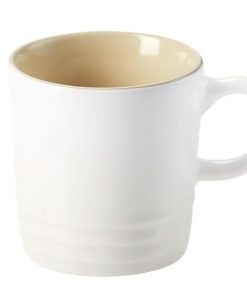 Caneca Espresso de Cerâmica 100 ml Cotton Le Creuset