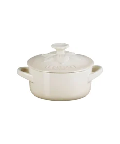 Mini Cocotte de Cerâmica Jardin 10 cm Meringue