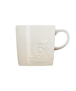 Caneca de Chá de Cerâmica Jardin 350 ml Meringue