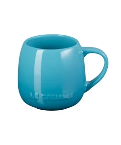Caneca de Cerâmica Sphere 320 ml Azul Caribe Le Creuset