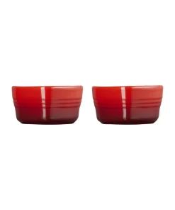 Conjunto 2 Ramekin de Cerâmica Coração Vermelho Le Creuset