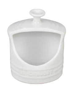 Porta Sal de Cerâmica 11 cm Branco Le Creuset