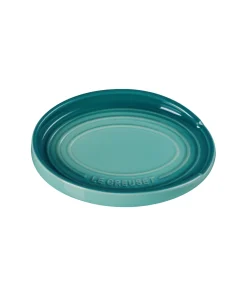 Descanso Oval de Colher de Cerâmica Bleu Riviera Le Creuset