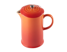 Cafeteira Prensa Francesa 1 Litro de Cerâmica Laranja Le Creuset