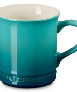 Caneca Seattle de Cerâmica 400 ml Bleu Riviera Le Creuset