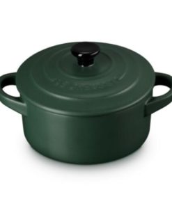 Mini Cocotte de Cerâmica Botão Preto 10 cm Forêt Le Creuset