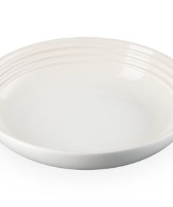 Prato Fundo de Cerâmica 22 cm Meringue Le Creuset