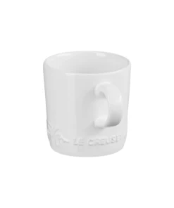 Caneca Cappuccino de Cerâmica Holly 200 ml Branca Le Creuset