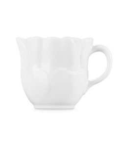 Caneca de Cerâmica Anemone Petal 330 ml Branco Le Creuset